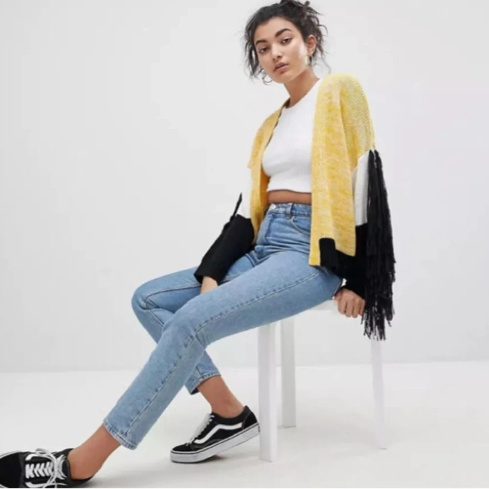 ASOS Cardigan DESIGN premium fringe cardigan NEW WITH TAGS Size 0